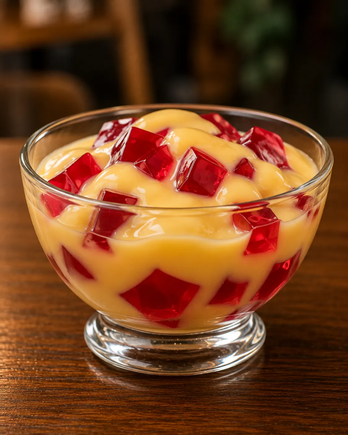 Custard & jelly