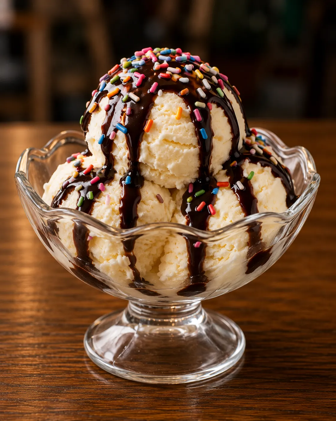 Ice cream sundae