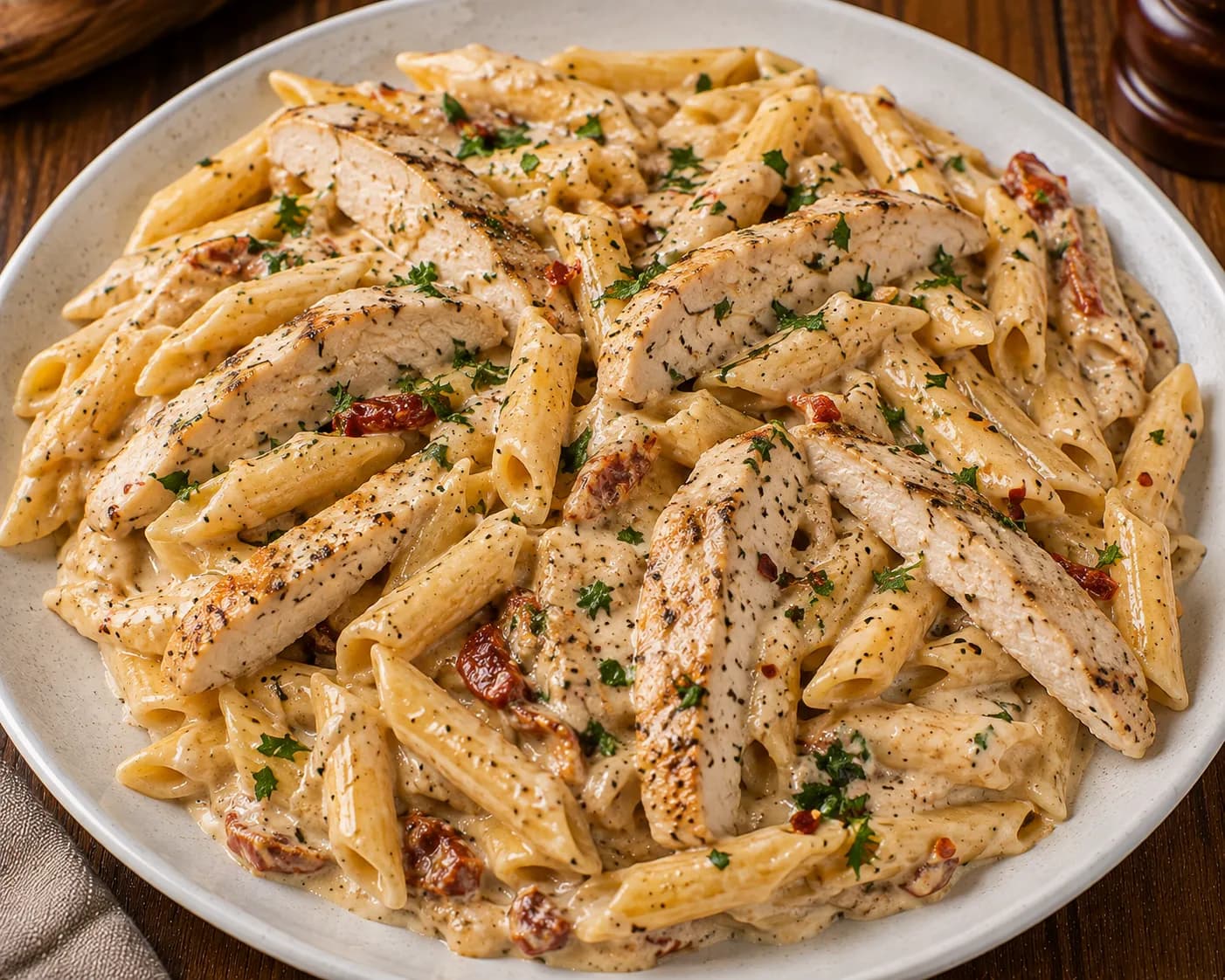 Creamy chicken pasta