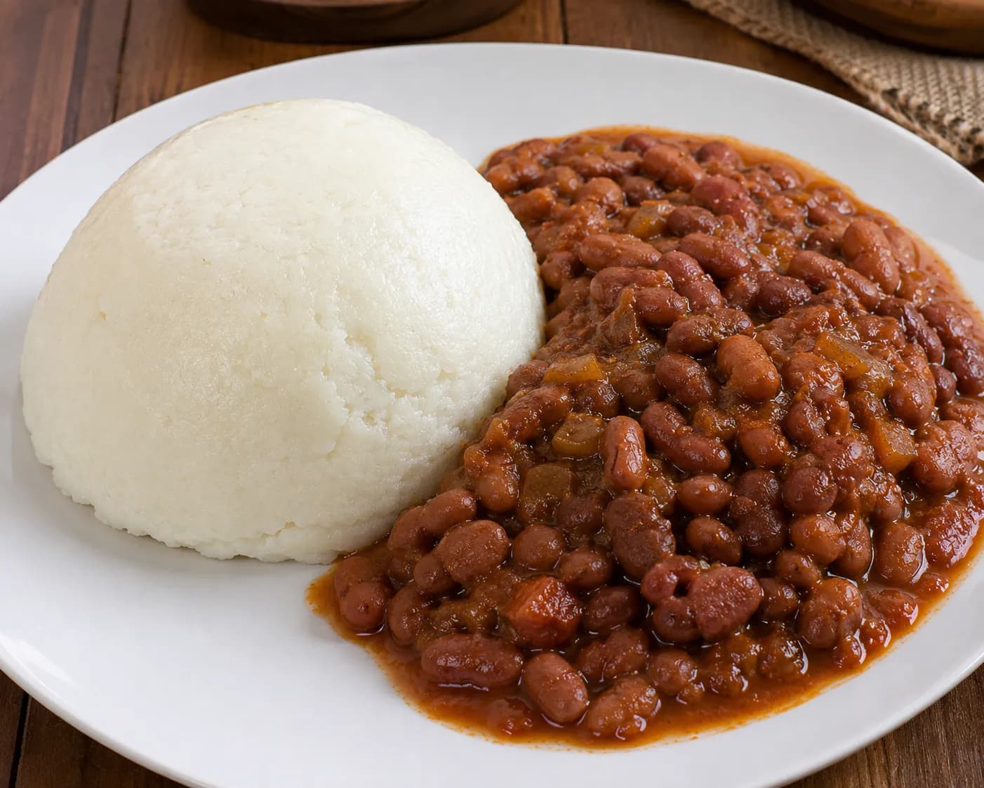 Sadza & beans