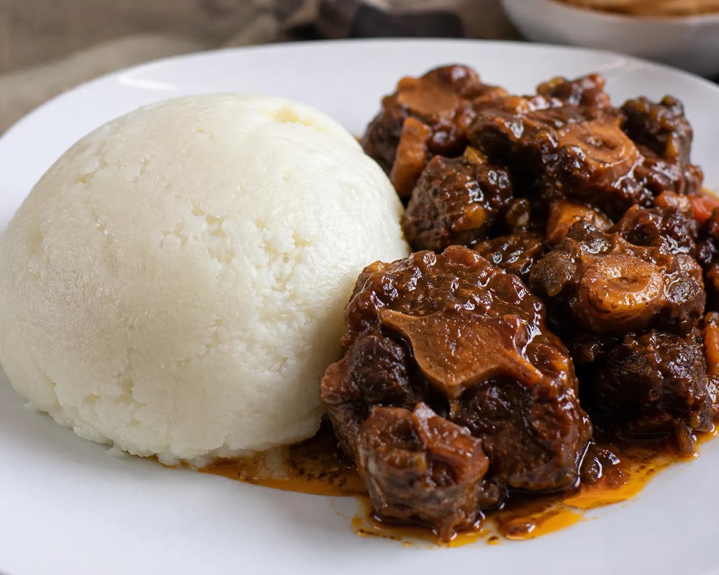 Sadza & oxtail