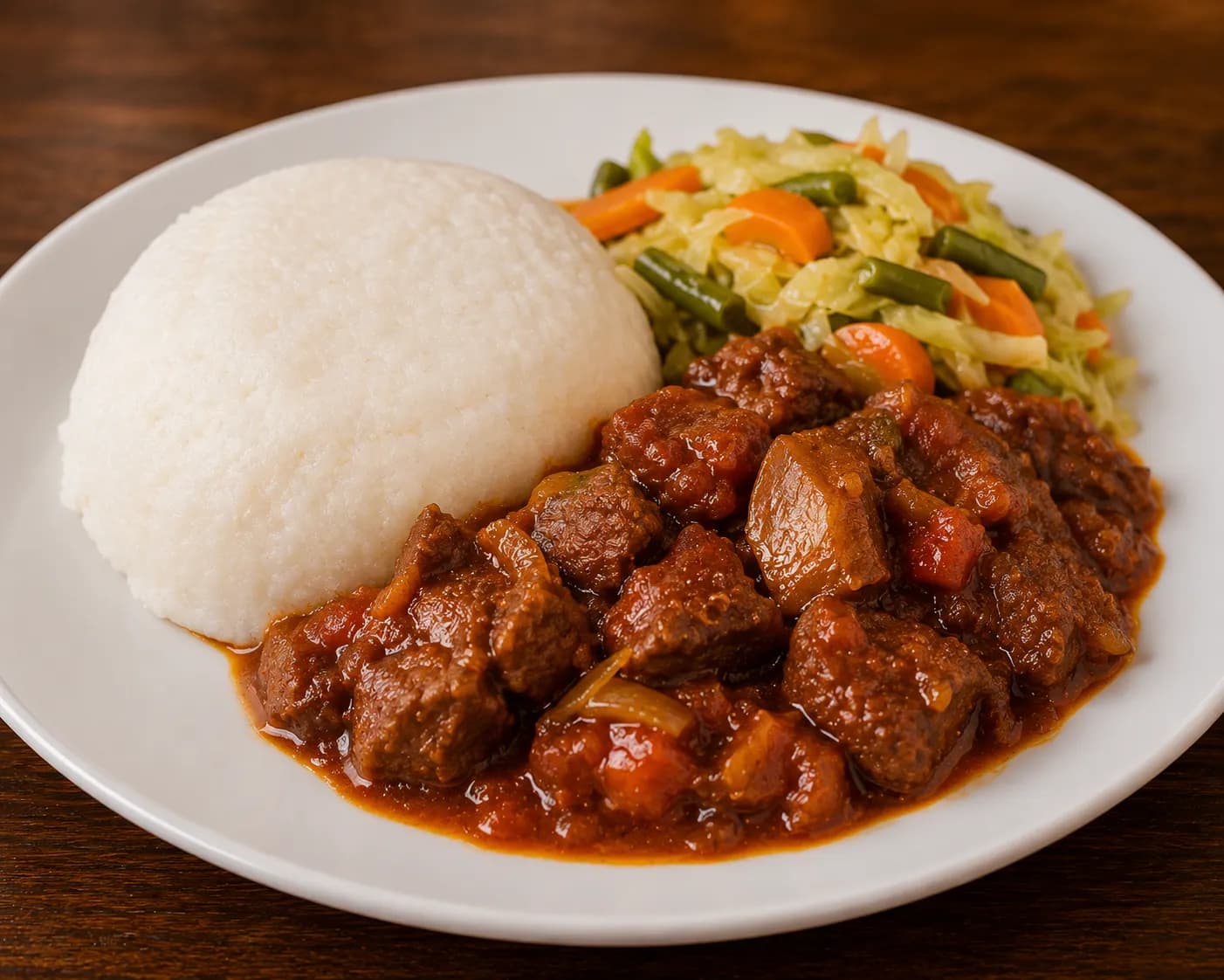 Pork chops & sadza